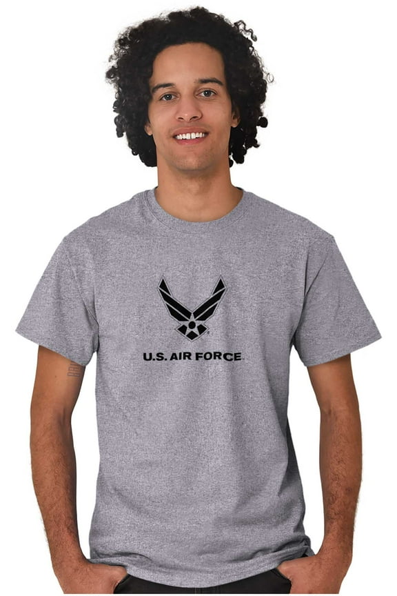 US Air Force Military Wings Symbol Men's Graphic T Shirt Tees Brisco Brands S