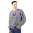 thumbnail image 1 of US Air Force Military Wings Symbol Sweatshirt for Men or Women Brisco Brands S, 1 of 6