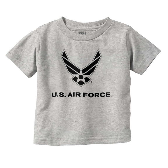 US Air Force Military Wings Symbol Toddler Boy Girl T Shirt Infant Toddler Brisco Brands 18M