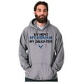 thumbnail image 1 of US Air Force My Hero Airman Daughter Unisex Plus Size Hoodie Brisco Brands 2X, 1 of 5