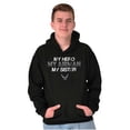 thumbnail image 1 of US Air Force My Hero Airman Sister Unisex Plus Size Hoodie Brisco Brands 3X, 1 of 5