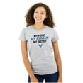 thumbnail image 1 of US Air Force My Hero Airman Sister Women's T Shirt Ladies Tee Brisco Brands S, 1 of 5