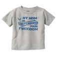 thumbnail image 1 of US Air Force My Mom Defending Freedom Toddler Boy Girl T Shirt Infant Toddler Brisco Brands 12M, 1 of 6