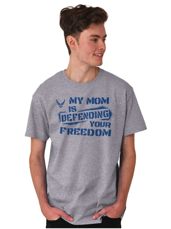 My Mom Defending Freedom Unisex Plus Size Graphic Tee Brisco Brands 2X
