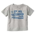 thumbnail image 1 of US Air Force My Sis Defending Freedom Toddler Boy Girl T Shirt Infant Toddler Brisco Brands 12M, 1 of 6