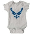 thumbnail image 1 of US Air Force Official Symbol USAF Romper Boys or Girls Infant Baby Brisco Brands 12M, 1 of 6