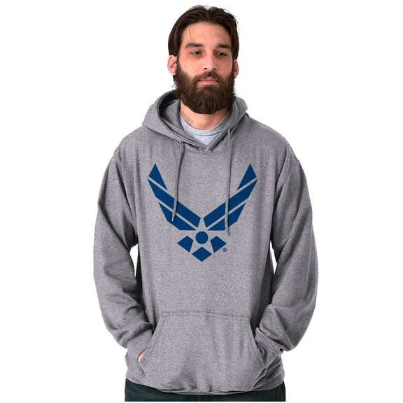 US Air Force Official Symbol USAF Unisex Plus Size Hoodie Brisco Brands 4X