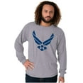 thumbnail image 1 of US Air Force Official Symbol USAF Unisex Plus Size Long Sleeve Tee Shirt Brisco Brands 2X, 1 of 5