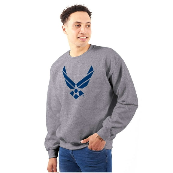 US Air Force Official Symbol USAF Unisex Plus Fleece Graphic Sweatshirt Brisco Brands 2X