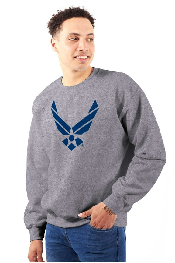 Official Symbol USAF Unisex Plus Fleece Graphic Sweatshirt Brisco Brands 5X