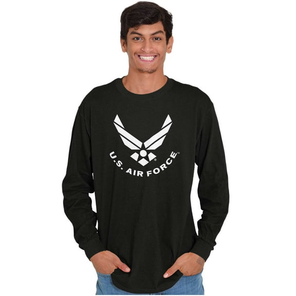 US Air Force Official USAF Symbol Long Sleeve TShirt Men Women Brisco Brands S