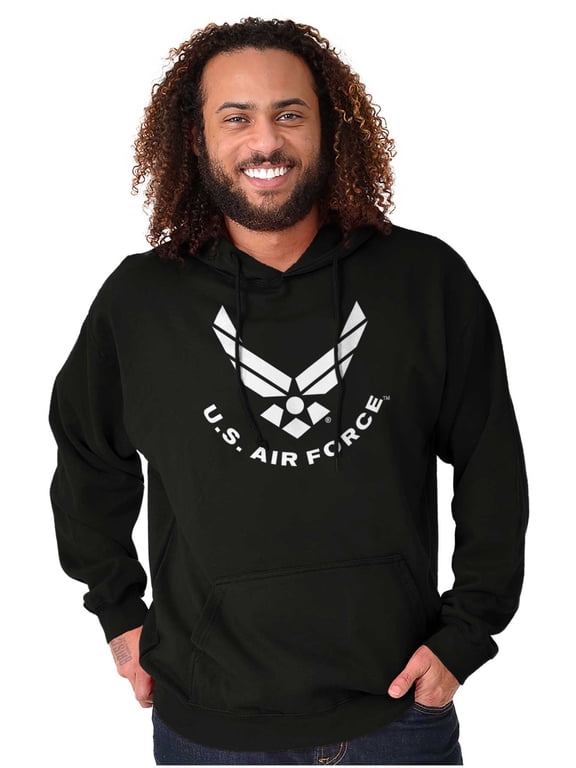 Official USAF Symbol Unisex Plus Size Hoodie Brisco Brands 3X