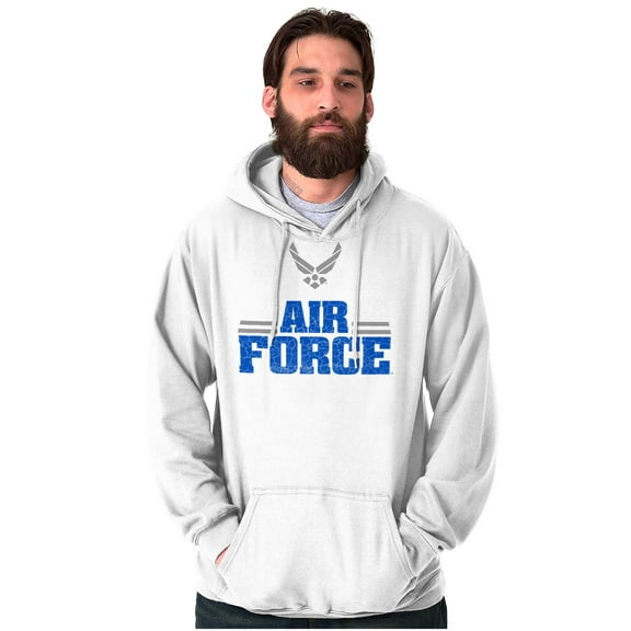 US Air Force Official USAF Wings Logo Hoodie Sweatshirt Women Men Brisco Brands L