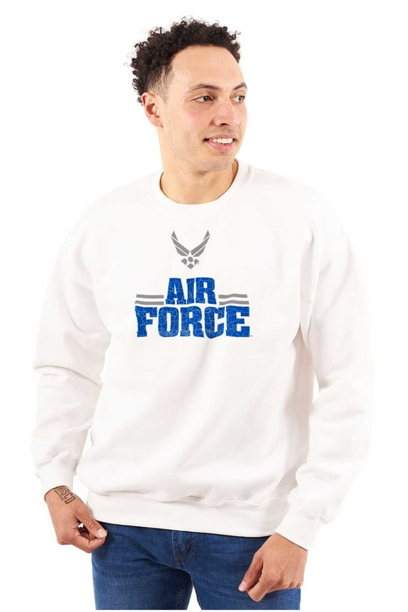 Official USAF Wings Logo Sweatshirt for Men or Women Brisco Brands S