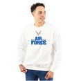 thumbnail image 1 of US Air Force Official USAF Wings Logo Unisex Plus Size Sweatshirt Brisco Brands 2X, 1 of 5
