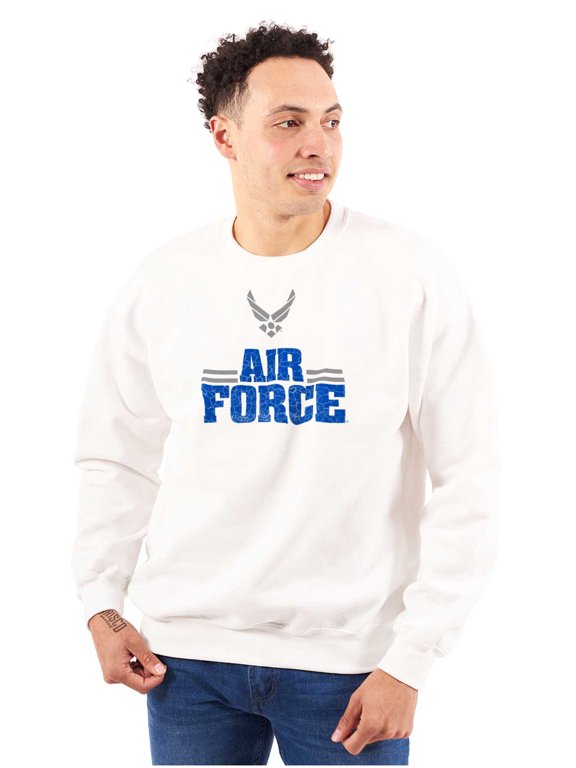 Official USAF Wings Logo Unisex Plus Size Sweatshirt Brisco Brands 2X