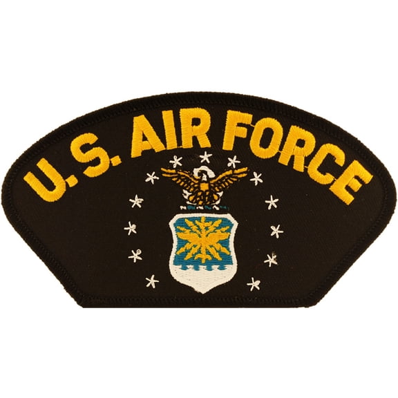 Eagle Emblems PM1373 Patch - USAF, Hat, Emblem - 5.25 x 3 in.