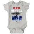 thumbnail image 1 of US Air Force Patriotic Sonic Boom Romper Boys or Girls Infant Baby Brisco Brands 12M, 1 of 6