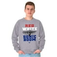 thumbnail image 1 of US Air Force Patriotic Sonic Boom Sweatshirt for Men or Women Brisco Brands S, 1 of 6