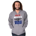 thumbnail image 1 of US Air Force Patriotic Sonic Boom Zip Up Hoodie Men's Women's Brisco Brands S, 1 of 6