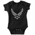 thumbnail image 1 of US Air Force Pilot Symbol USAF Romper Boys or Girls Infant Baby Brisco Brands 12M, 1 of 6
