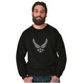 thumbnail image 1 of US Air Force Pilot Symbol USAF Sweatshirt for Men or Women Brisco Brands S, 1 of 6