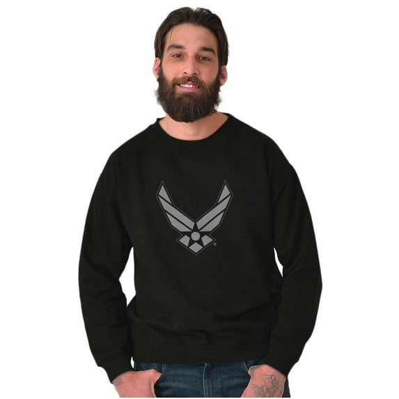 US Air Force Pilot Symbol USAF Sweatshirt for Men or Women Brisco Brands S