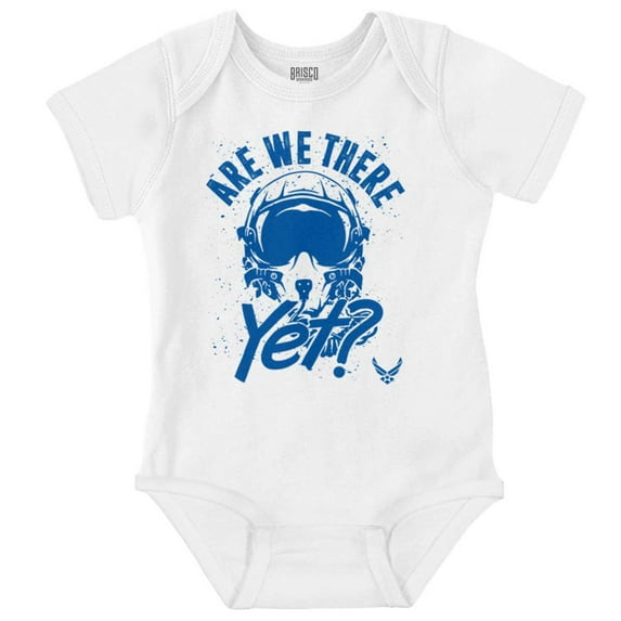 US Air Force Proud Aircraft Pilot Romper Boys or Girls Infant Baby Brisco Brands 12M