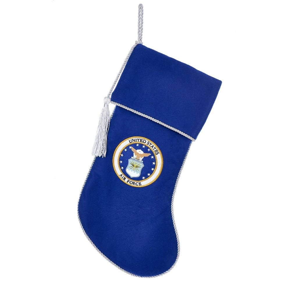 US Air Force Rope Braided Christmas Stocking 19 Inch AF7181