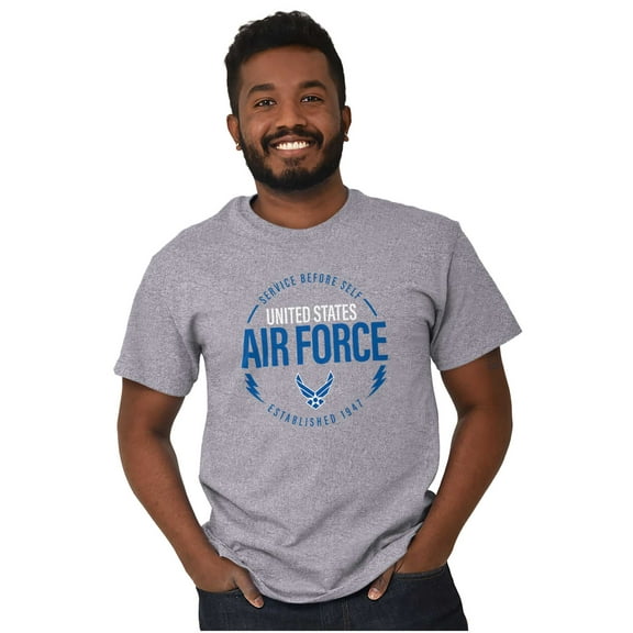 US Air Force Service Before Self Men's Graphic T Shirt Tees Brisco Brands 3X