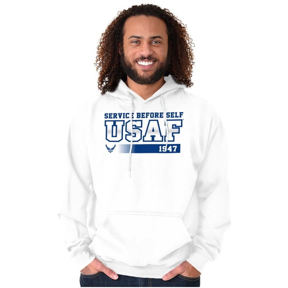 US Air Force Service Before Self USAF Hoodie Sweatshirt Women Men Brisco Brands M