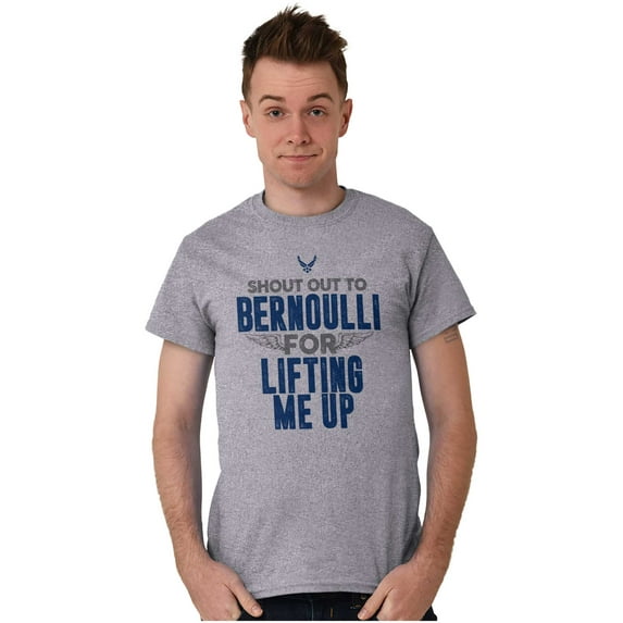 US Air Force Should Out Bernoulli Men's Graphic T Shirt Tees Brisco Brands S