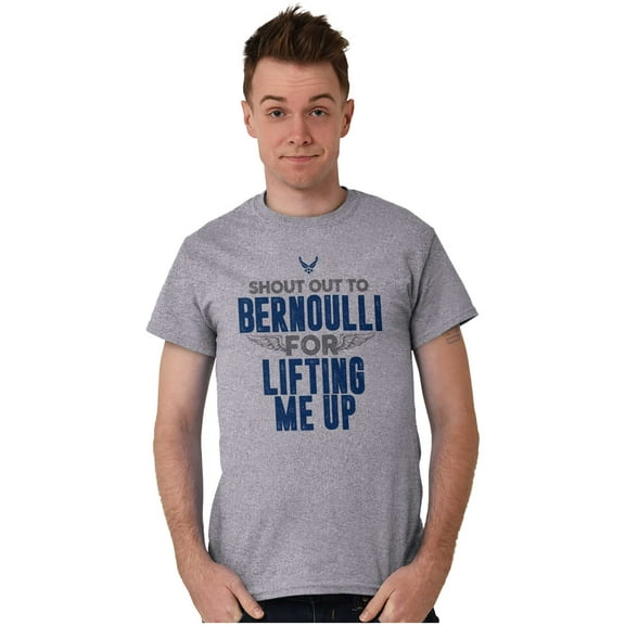 US Air Force Should Out Bernoulli Men's Graphic T Shirt Tees Brisco Brands S