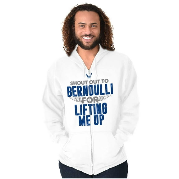 US Air Force Should Out Bernoulli Zip Up Hoodie Men's Women's Brisco Brands X