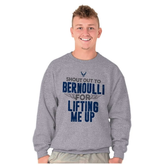 US Air Force Shout Out Bernoulli Unisex Plus Size Sweatshirt Brisco Brands 4X