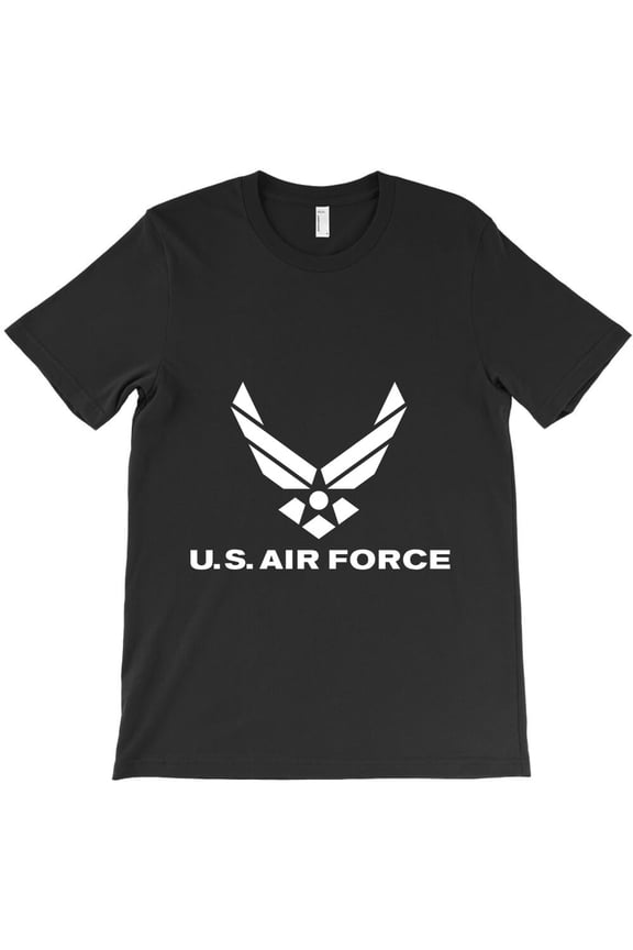 US Air Force, Simple Bold Military Service Pride Graphic Design Gift - Stocking Stuffer G2618 Unisex T-Shirt, Up to Size 5XL