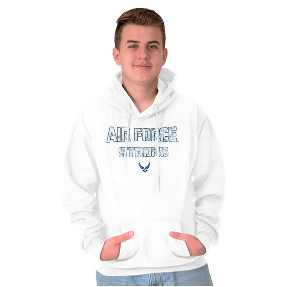 US Air Force Strong USAF Pride Hoodie Sweatshirt Women Men Brisco Brands L