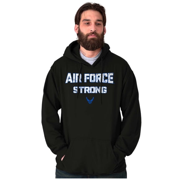 US Air Force Strong USAF Pride Hoodie Sweatshirt Women Men Brisco Brands L