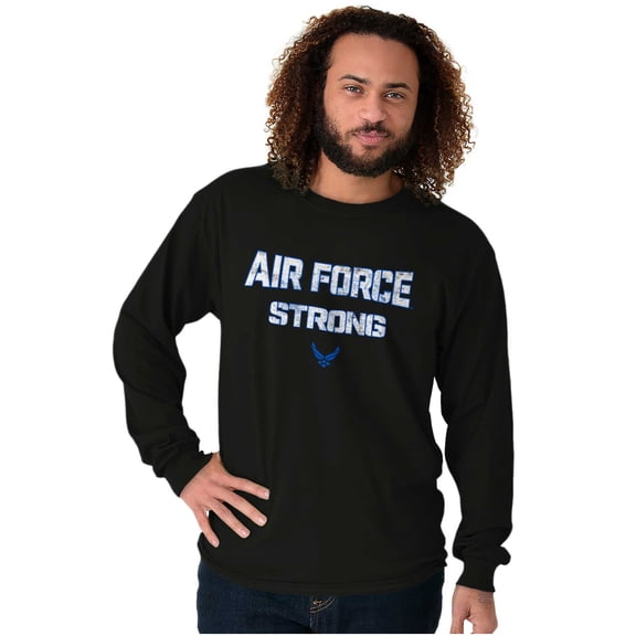 US Air Force Strong USAF Pride Long Sleeve TShirt Men Women Brisco Brands M