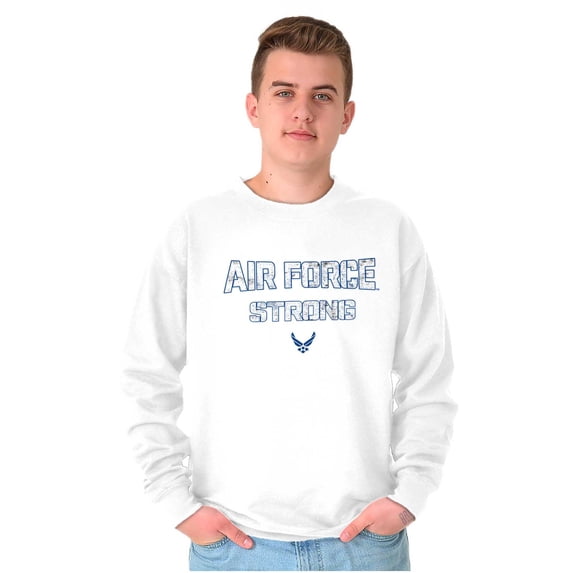 US Air Force Strong USAF Pride Sweatshirt for Men or Women Brisco Brands L