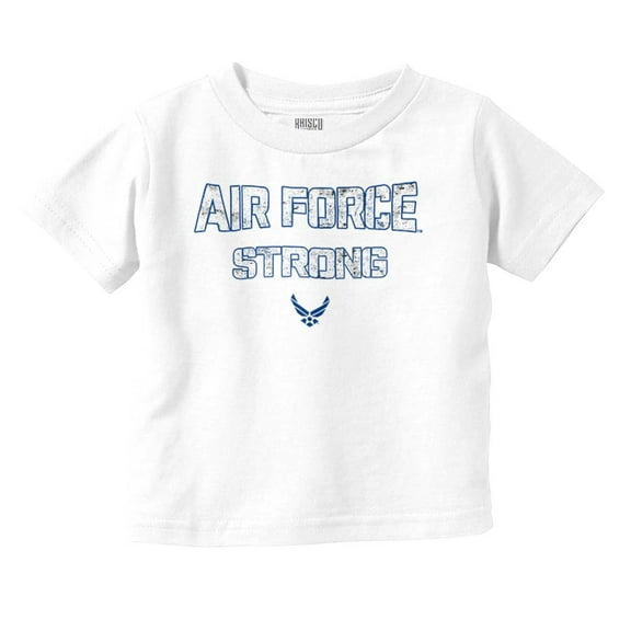 US Air Force Strong USAF Pride Toddler Boy Girl T Shirt Infant Toddler Brisco Brands 12M