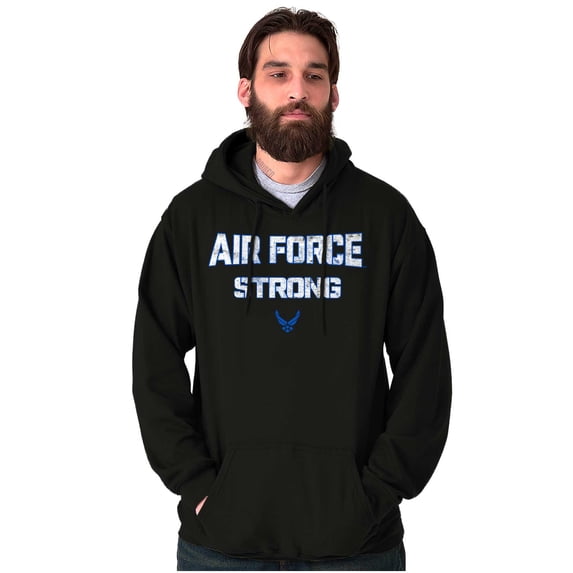 US Air Force Strong USAF Pride Unisex Plus Size Hoodie Brisco Brands 5X