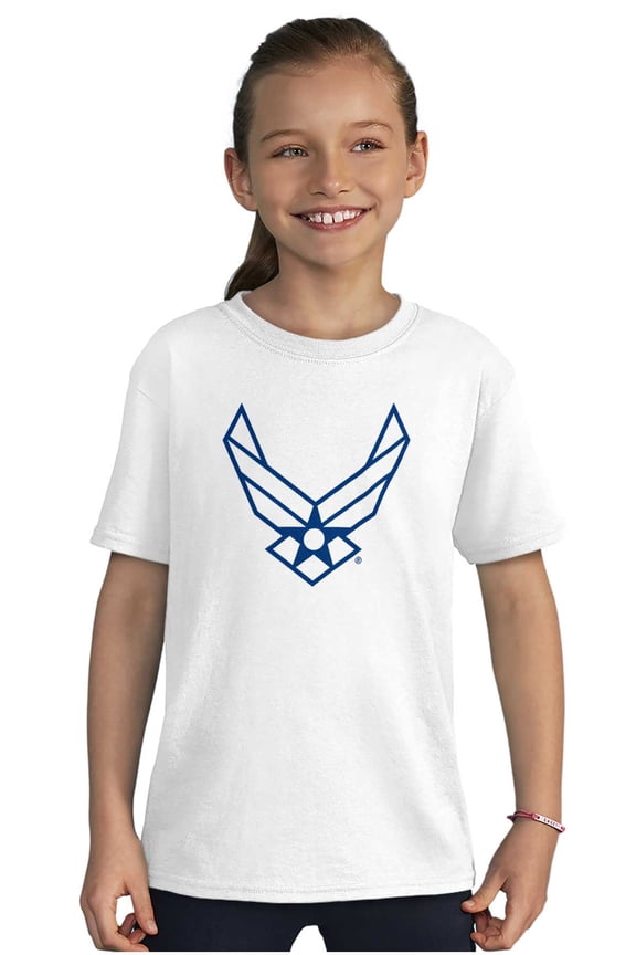 Symbol Official USAF Crewneck T Shirts Boy Girl Teen Brisco Brands S