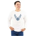 thumbnail image 1 of US Air Force Symbol Official USAF Unisex Plus Size Long Sleeve Tee Shirt Brisco Brands 2X, 1 of 5