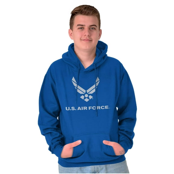 US Air Force Symbol USAF Official Hoodie Sweatshirt Women Men Brisco Brands L