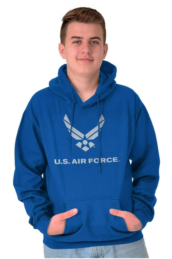 US Air Force Symbol USAF Official Hoodie Sweatshirt Women Men Brisco Brands L