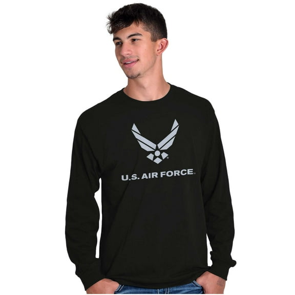 US Air Force Symbol USAF Official Long Sleeve TShirt Men Women Brisco Brands X