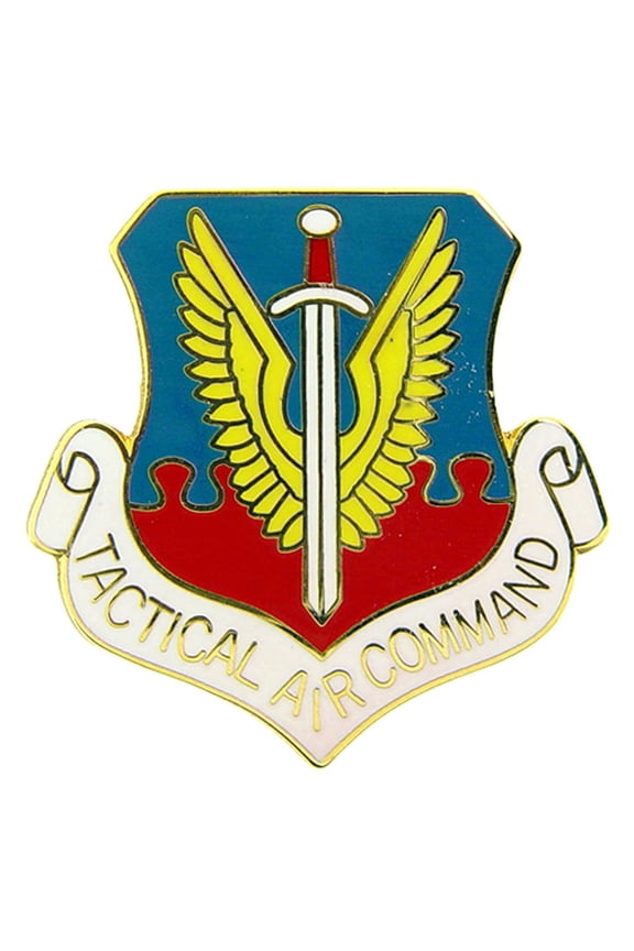 US Air Force Tactical Air Command Military Lapel Pin