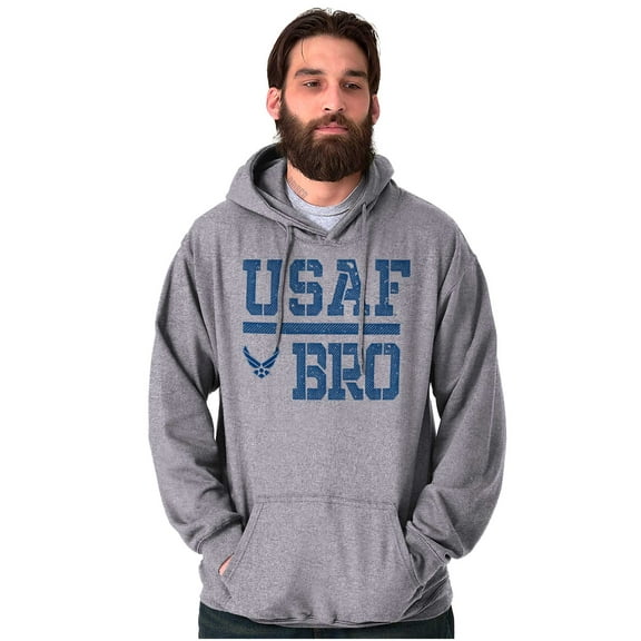 US Air Force USAF Bro Brother Hoodie Hooded Sweatshirt Men Brisco Brands S