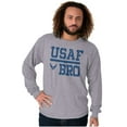 thumbnail image 1 of US Air Force USAF Bro Brother Men's Big & Tall Long Sleeve Graphic Tee Brisco Brands 2X, 1 of 5